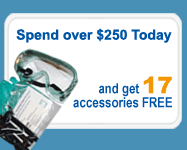 17 Free Extras Include:
Hooded Tyvek Suit
Goggles
Gloves
10 Fan Spray Tips
3 Nozzles
$50 Coupon for Your Next Order Over $250
24/7 Customer Support Information