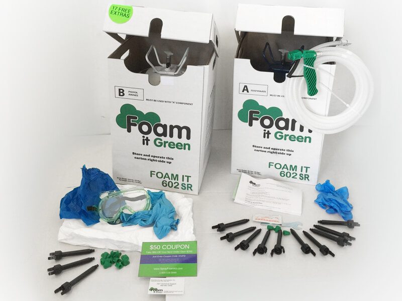 Slow Rise Spray Foam Insulation Kits