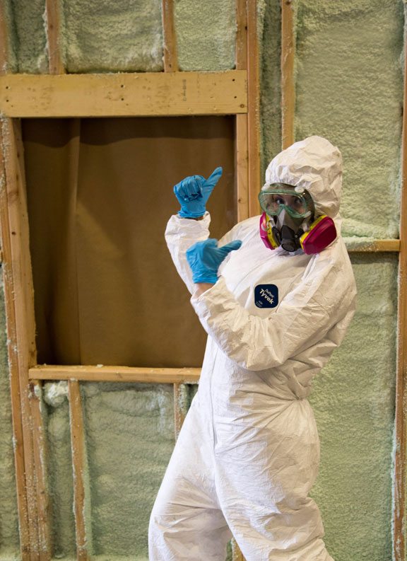 quickest, easiest, safest spray foam